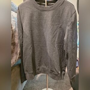 bebe Men's Charcoal Crewneck Sweater